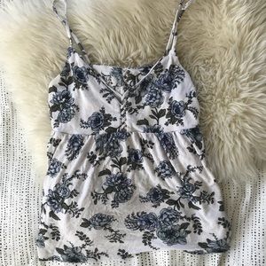 American Eagle floral tank